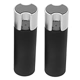WHAMVOX 2 Stück Schwarze Kunststoff-blindenzuggewichte mit Mattiertem Griff für Jalousien und...