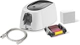 Durable Kartendrucker (Duracard ID 300 EU, inkl. 100 Plastikkarten und 1 Farbband) 1 Stück, farbe...