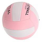 PAMINGONO Offizieller Aufblasbarer Volleyball Größe 5 Trainings Volleyball Aus PU Ideal Für...