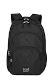 travelite Handgepäck Rucksack, Laptop Rucksack 15,6 Zoll, BASICS, Daypack, Tagesrucksack mit vielen...