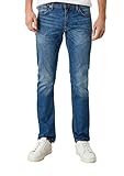 s.Oliver Herren Hose Lang Keith Slim Fit Jeans, Blue Stretched Denim, 38W / 32L