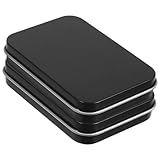 TOBBOMEY 2 Stück Kleine Nachfüllbare Metallboxen für Zahnseide Kompakte Tragbare...