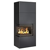 KRATKI Kaminofen Simple Box Komplettset | Gewicht 328 kg, Maße in cm: H187,40 x B78,70 x T54,70 |...