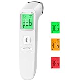 Fieberthermometer Kontaktlos Stirnthermometer, Digitales Infrarot Thermometer für Babys und...