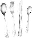 Ritzenhoff & Breker Kinderbesteck-Set Happy Zoo, 4-teilig