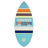 Board Masters VW Collection - Volkswagen Skimboard Echtholz (104 cm) Unisex mit T1 Bulli Bus Design...