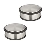 Relaxdays Türstopper 2er Set, HxD 4,5 x 10,5 cm, flach & schwer, rutschfest, Türzuschlagbremse...