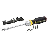 Stanley FatMax Bit-Schraubendreher FMHT0-62690 (lange Ausführung mit 3-fach verstellbare Ratsche,...