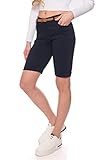 Kendindza Chino Shorts Damen Kurze Bermuda Shorts Damen Knielang Kurze Hose Damen Sommer Shorts...