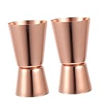 SOLUSTRE 2 Stück Teiliges Doppeltes Messbecher Rosegoldfarbig Langlebig und Praktisch für...