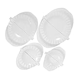LIFKOME 4 Teiliges Set Knödelform Mini Kuchenformer Nudelsieb Empanada Maker Nudelpresse...