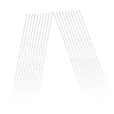 KONTONTY 20 Stück Transparente Acryl Pflanzenstützen Orchideen Rankpflanzenhalter für Innen...