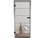 HORI Loft Glastür aus ESG-Sicherheitsglas: Modernes Rechteckiges Design Glastür Innentür für...