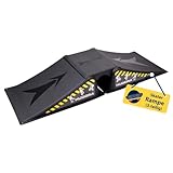 HUDORA Skaterrampe I 3-/5-teiliges Skateboard Rampenset für Hof & Garten I vielseitige Mini...