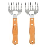 Alipis Bbq Grillkrallen 2 Stück aus Lebensmittelechtem Edelstahl Hitzebeständig...