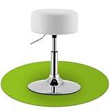 Juskys Schminktisch Hocker Tonia, Sitzhocker rund ? 33 cm & höhenverstellbar 49-64 cm,...