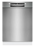 Bosch SMU2HTS08E Serie 2, Unterbau-Geschirrspüler, 60 cm, Smart Start, Hygienelevel für Eco 50 °C...