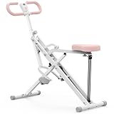 MERACH 2-in-1-Kniebeugen-Rudergerät, Faltbare Kniebeugenmaschine, Glute Machine für den Gesäß-,...