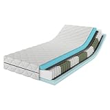MSS e.K. MedicSpring 2-in-1 Taschenfederkern 90x200 | 2 Härtegrade in Einer Matratze H4 / H5...