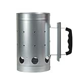 Holzkohle-Kaminanzünder, tragbarer Grillkohle-Kaminanzünder mit Handschuhen,...
