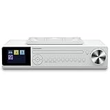 Grundig GKR1020 DKR 2000 BT DAB + CD Küchenradio mit Bluetooth, DAB + Empfang und CD-Player Weiß