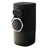 Uooduby Tragbare Espresso-Kaffeemaschine, handgepresste Kapselmaschine für den Außen- und...