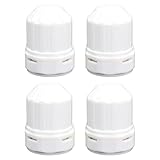 Helilyco Wasserverteiler-Regulierkappe, 4 Stück, M30 x 1,5 Gewinde, Kunststoff,...