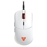 FANTECH RGB Gaming-Maus für PC-Spiel, Weiß