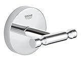 GROHE Start Cosmopolitan - Bademantelhaken (Material: Glas/ Metall, vedeckte Befestigung), chrom,...