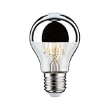 Paulmann 28669 LED Lampe Filament AGL 5W Leuchtmittel Kopfspiegel Silber 2700K Warmweiß E27