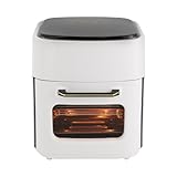 15L Heißluftfritteuse, 1400W Airfryer mit LED-Touchscreen, Friteuse Heissluft Fritteusen mit...
