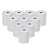 10x Thermorollen 57mm x 12mm x 26m Bonrollen Thermopapier Additionsrollen, Ersatz-Papierrollen,...