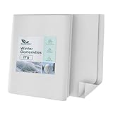 GARDENIX Wintervlies Für Pflanzen Frostschutz-Vlies 17g/m² Gartenvlies 1.6 x 5m (8m²)...