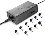 Eaxus Universal Netzteil - Ladekabel für Laptop/Notebook & Weitere Geräte - 12-24 Volt, 96 Watt,...
