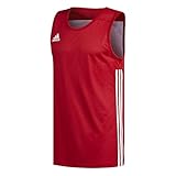 Adidas, 3G Speed Reversible, Basketball Trikot, Power Rot/Weiß, L, Mann