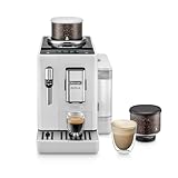 De'Longhi Rivelia FEB4435.W Kaffeevollautomat mit Dampfdüse für Milchschaum, austauschbare...