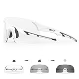 SCVCN Fahrradbrille Selbsttönend für Damen Herren, Photochrome Radsportbrille Sonnenbrille mit...