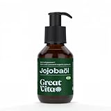GreatVita Bio Jojobaöl Gold 100 ml mit Pumper | 100% rein & kaltgepresst - Feuchtigkeitspflege für...