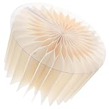 Lurrose Faltbarer Karton Zylinderständer für Tischdekoration Runde Blumensäule mit Acryldeckel...