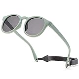 iNszkoos Polarisierte Baby Sonnenbrillen mit Riemen Verstellbar für Kleinkinder, Outdoor UV400...