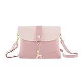 AISPARKY Handtasche Teenager Mädchen Geldbörse Crossbody Leder kleine Geldbörse Geldbeutel PU...