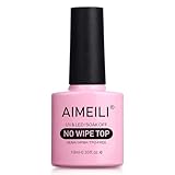 AIMEILI No Wipe Top Coat Überlack UV LED Gellack Gel Nagellack Gel Polish - 10ml