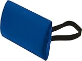 THERALINE Lordosekissen Lendenkissen 32x23 cm mit Bezug Köper Blau | Unterstützt die...
