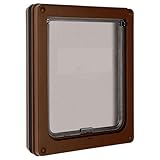 Katzenklappe für Hunde – -Montagegitter-Set | Innen- und Außenbereich Haustierbedarf Eingang,...