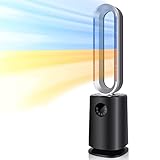 Rotorloser Ventilator mit Luftreiniger Turmventilator 3 in 1 Ventilatoren, Air Purifier 35-inch...