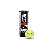 Dunlop Tennisball Club All Court - für Sand, Hartplatz und Rasen (1x3er Dose)