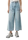 s.Oliver Damen Jeans-culotte Jeans Culotte, Blau, 46 EU