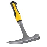 Tofficu Geologischer Hammer mit Spitzem Kopf Ergonomischer Griff Vielseitiges Werkzeug für...