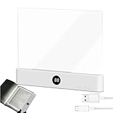 Yulokdwi Smart LED Book Light, 3 Lichtfarben Dimmbares LED Buchlampe Mit Timer, Panel Book...