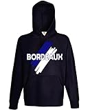 Tipolitografia Ghisleri Sweatshirt schwarz Flagge Wappen Bordeaux Frankreich Fußballfans Kurve...